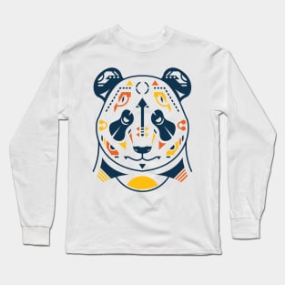 Unique Panda Head Long Sleeve T-Shirt